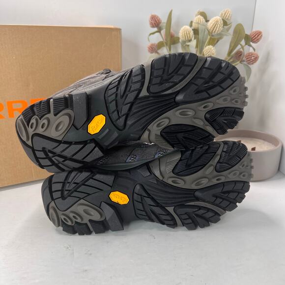 Merrell Moab 2 Mid Waterproof Leather Hiking Shoe Granite Women 9 NWB - Picture 8 of 10